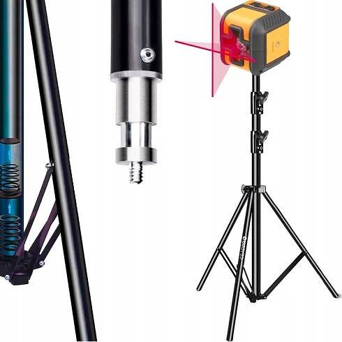 STATIV Extra Strong 2,92 cm 8 kg PRO LASEROVOU VODOVÁHU LASER s odpružením