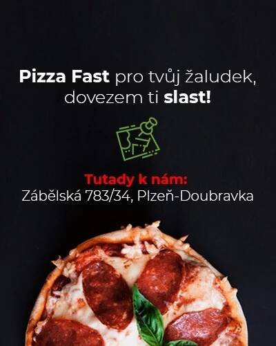 Velká pizza, malá cena | Rozvoz Pizza Fast Plzeň