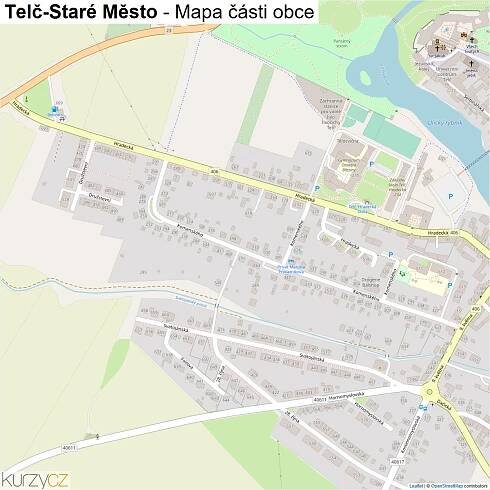 Telč-Staré Město - mapy | Kurzy.cz