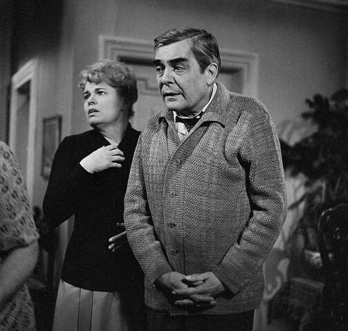 Bakaláři - Beruška - Z filmu - Zora Jiráková, Václav Voska