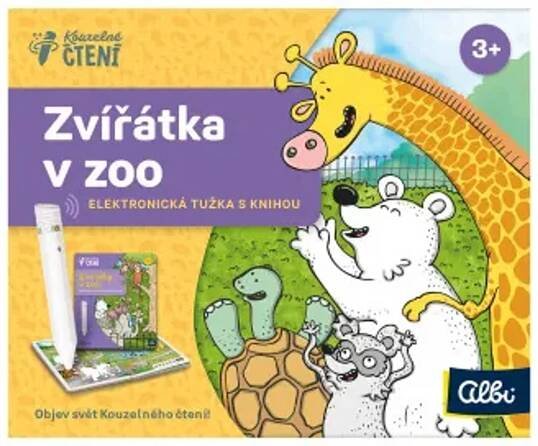 Albi tužka 2.0 s knihou Zvířátka v ZOO