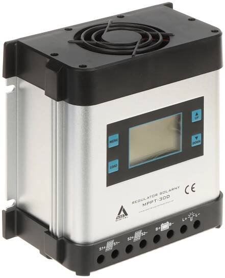 SOLÁRNÍ REGULÁTOR NABÍJENÍ AKUMULÁTORŮ SCC-30A-MPPT-LCD AZO Digital AZO D