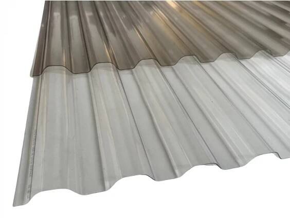 Gutta Polykarbonátová trapézová deska Makro, bronz, 18 x 1045 x 2500 mm