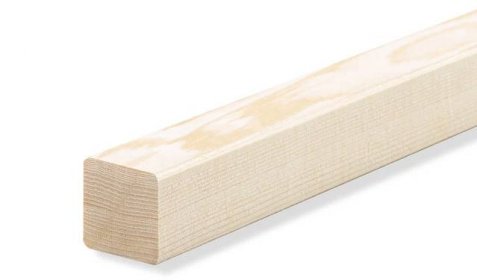Square skirting board skirting spruce ROH 20x20x2300mm [SPARPAKET]