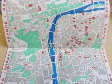 Stará mapa plán města Praha  - Staré mapy a veduty