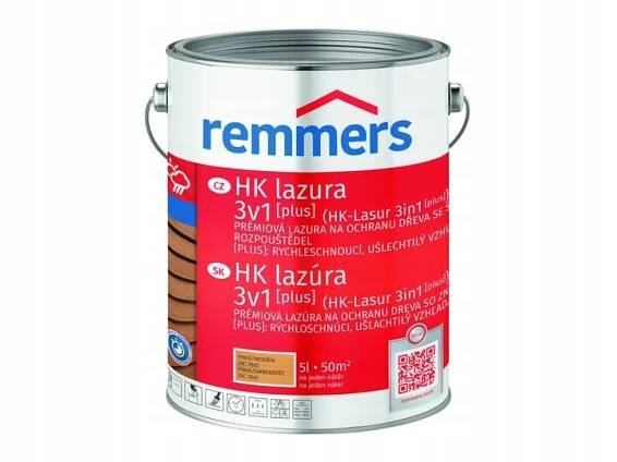 Remmers - HK Lazura 3v1 [plus] 5l, Pinie-Larche / Pínie-Modřín