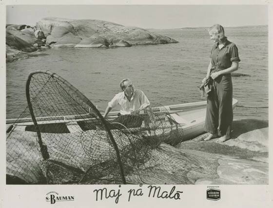 Olof Bergström, Inga Landgré - Maj på Malö - Fotosky