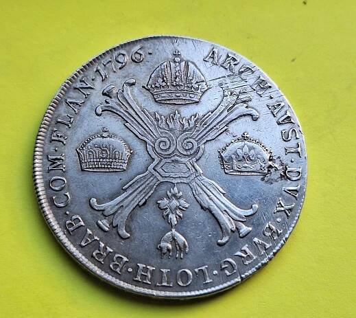 František II. 1892 - 1935,  křížový tolar 1796 C - Praha - Sběratelství