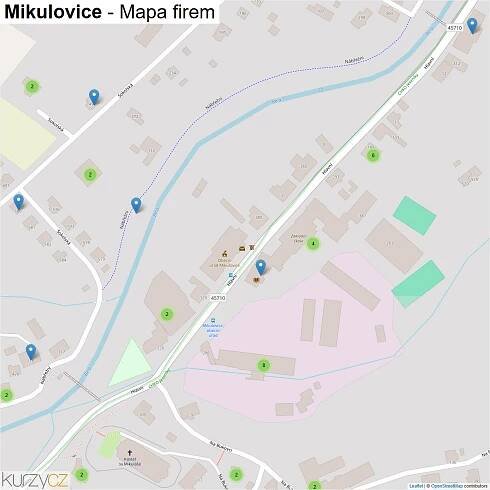 Mikulovice - mapy | Kurzy.cz