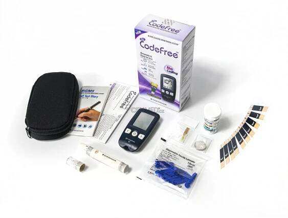 SD Biosensor Codefree set + 10 proužků