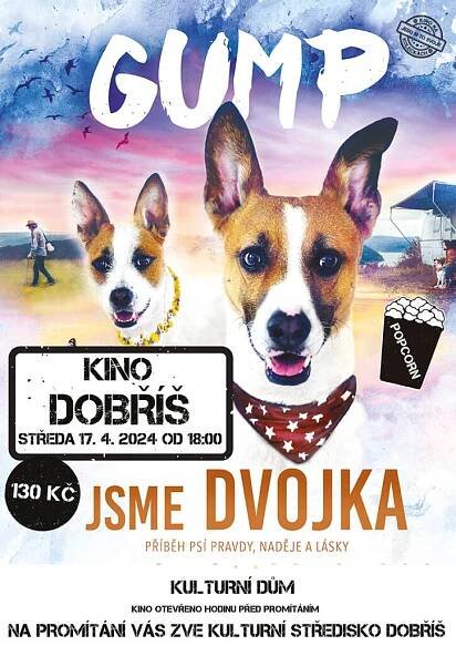 KINO: GUMP - JSME DVOJKA - NAŠE Dobříšsko