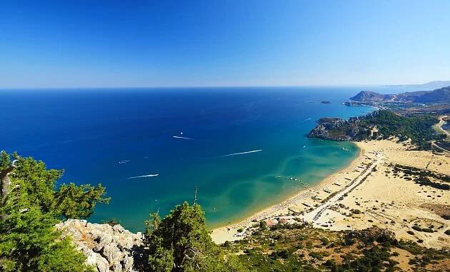 Pláž Tsambika, Rhodos