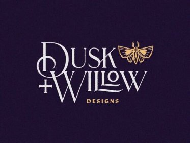 Dusk+Willow Designs - Jewelry ( Deaths head moth ) animal brand branding bug custom dark death design gold head illustration insect jewelry logo mark moth typography vector
