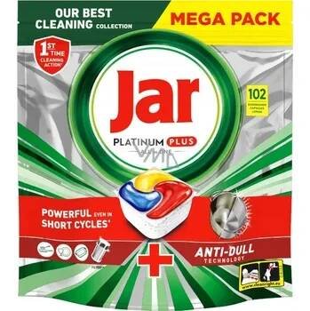 Jar tablety do myčky Platinum Plus Lemon 102ks