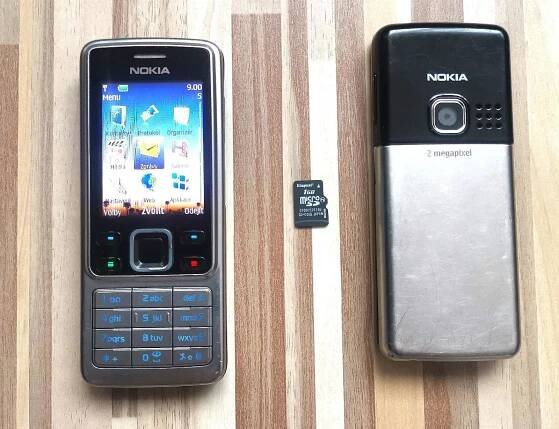 Retro tlačítková Nokie 6300
