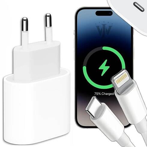 Nabíječka pro Apple s Lightning pro IPHONE IPAD RYCHLÉ NABÍJENÍ + KABEL