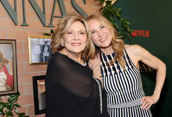 Nonnas World Premiere at The Paris Theater on April 30, 2025 in New York City - Brenda Vaccaro, Rachel Shane - Babičky - Z akcí