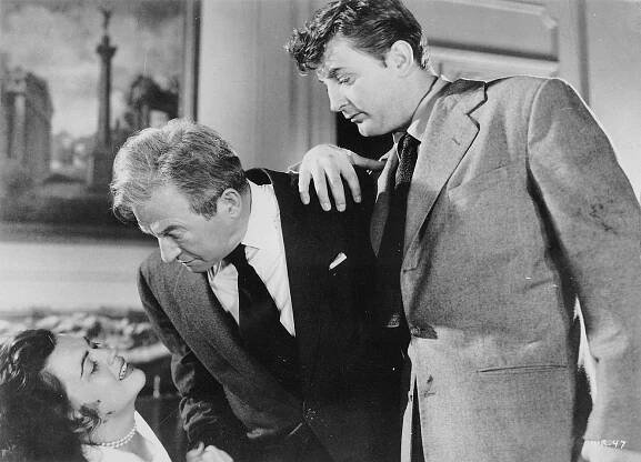 Cesta bez návratu - Z filmu - Faith Domergue, Claude Rains, Robert Mitchum