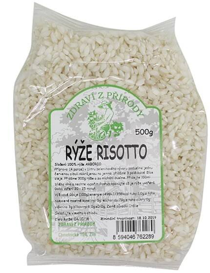 Zdraví z přírody Rýže risotto 500g