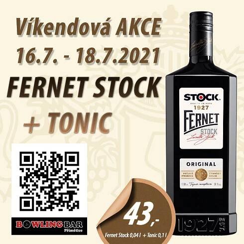 Bowling Bar – Přímětice | Víkendová akce – 16.7. – 18.7.2021 