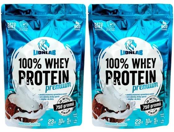 Lionlab 100 % Whey Protein 750 g - 1+1