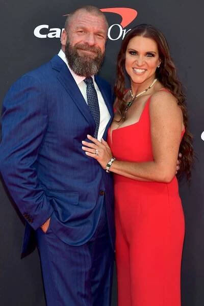 Triple H and Stephanie McMahon attend The 2019 ESPYs at Microsoft Theater on July 10, 2019 in Los Angeles, California.