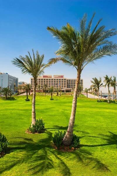 Zahrada ubytování Hilton Garden Inn Ras Al Khaimah