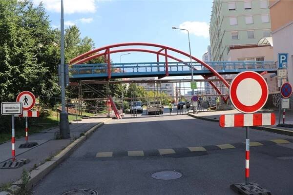 Ulice Petržílkova je dočasně uzavřena