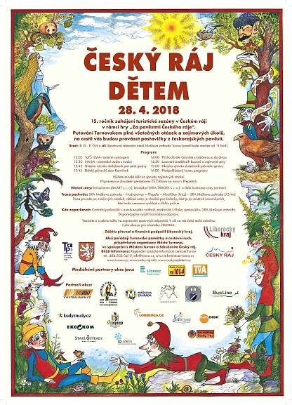 ČESKÝ RÁJ DĚTEM: SOBOTA 28. DUBNA 2018 - Turnovsko v akci