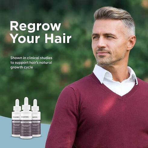 Minoxidil 5% lokální roztok pro muže opětovný růst vlasů, reaktivuje vlasové folikuly