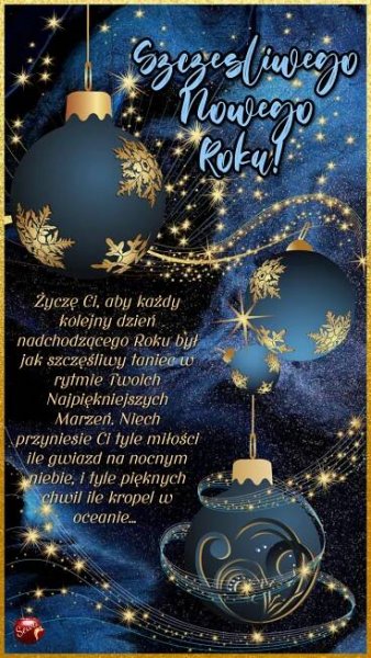 a blue christmas ornament with gold stars and snowflakes on the background