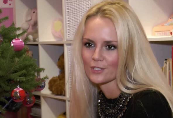 Miss Hadašová pořídila své dceři růžový pokojíček - i s růžovým vánočním stromkem
