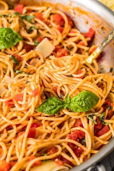 Recept na těstoviny Pomodoro 10