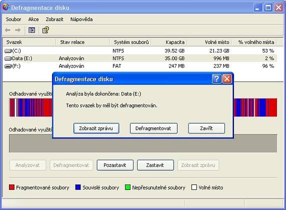 Jak na defragmentaci disku - Výhodný Software