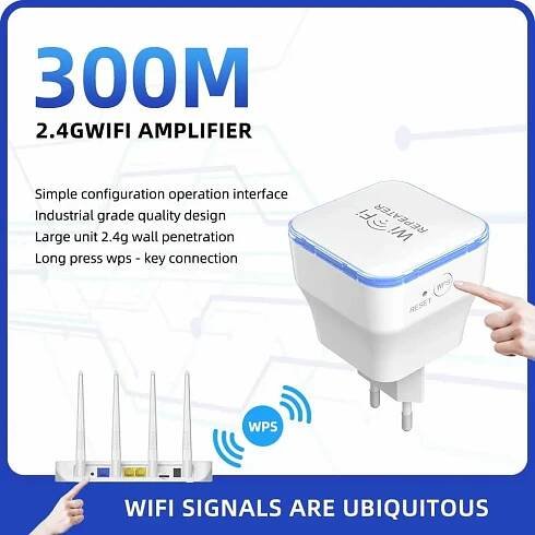 300M Wireless Repeater WR39T – Pix-Link