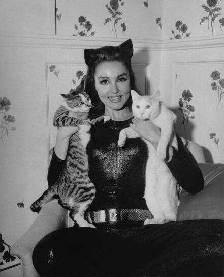 Julie Newmar - Batman - Z natáčení