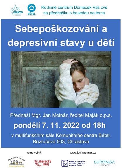 Sebepoškozování a depresivní stavy u dětí