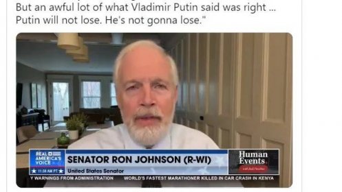 Americký senátor Ron Johnson: Putin povedal Carlsonovi pravdu, ale Washington to nechce počuť – CZ24.NEWS