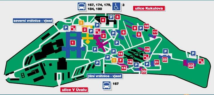 Kde nás najdete - Klinika ORL a chirurgie hlavy a krku 1. LF UK a FN v Motole, Katedra IPVZ 