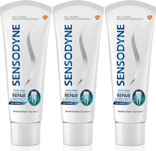 Sensodyne Repair & Protect Extra Fresh 3 x 75 ml