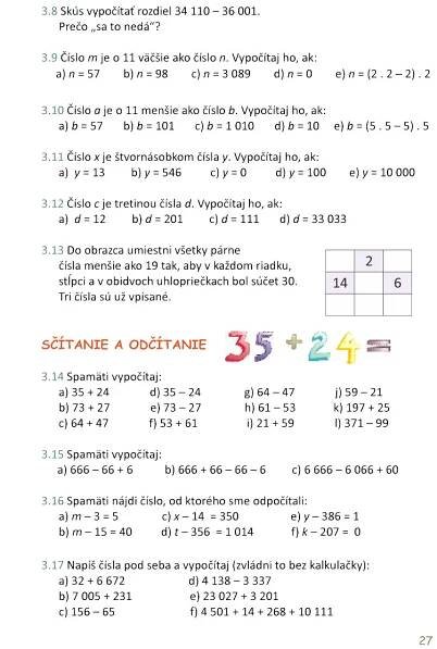Zbierka úloh z matematiky pre 6. ročník ZŠ a primánov – Vydavateľstvo Pán Učiteľ
