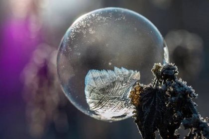 Fotografování zmrzlých bublin – zábava pro mrazivé dny