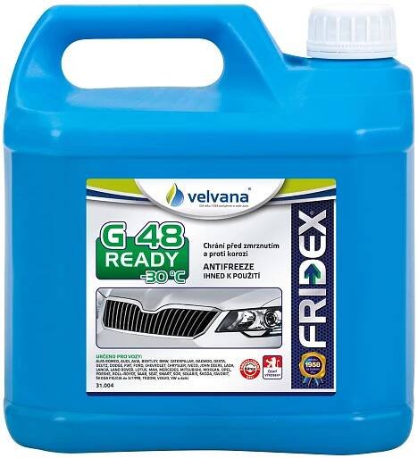 Chladící kapalina Fridex G11 / G48 / Typ C / VW TL774C - 3l Readymi...