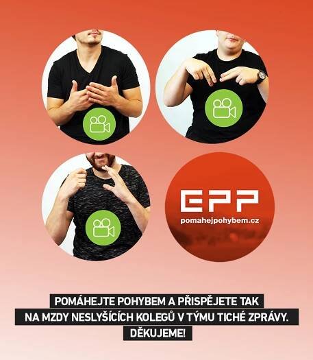 Pomáhej pohybem Tichým zprávám