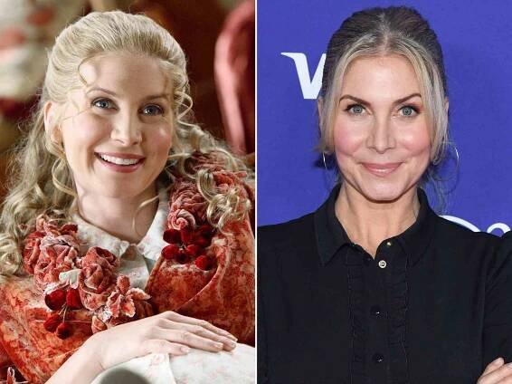 Elizabeth Mitchell in 'The Santa Clause 3: The Escape Clause'. ; Elizabeth Mitchell at the D23 EXPO in 2022. 