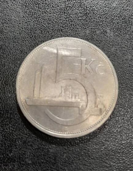 Stříbrná 5 kč 1930 - Numismatika