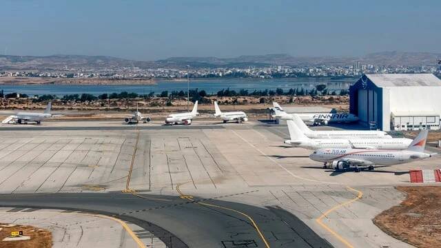 View of Larnaca International Airport