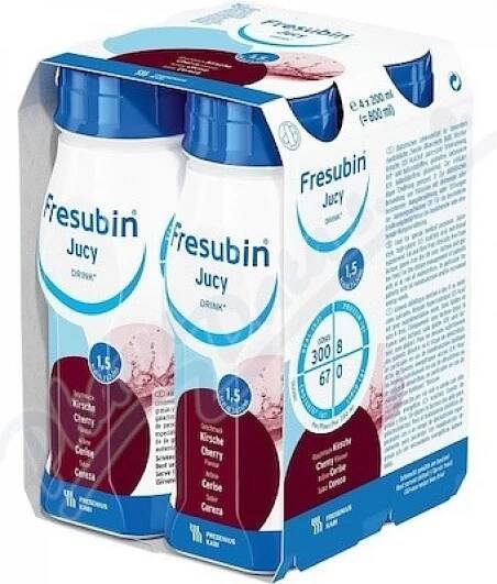 FRESUBIN JUCY DRINK PŘÍCHUŤ VIŠŇOVÁ POR SOL 4X200ML