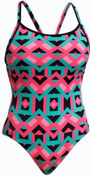 Dámské jednodílné plavky Funkita Diamond Back One Piece square old