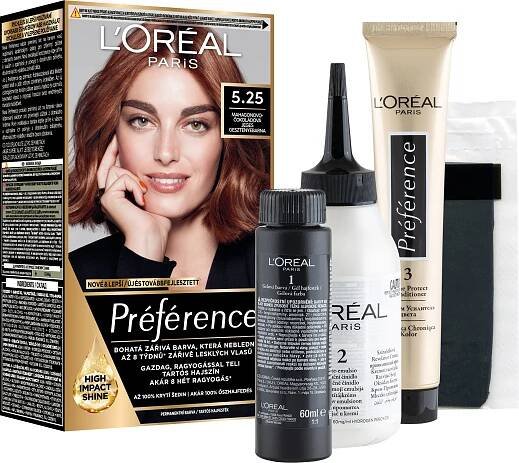 L'ORÉAL PARIS Préférence 5.25 Mahagonově-čokoládová